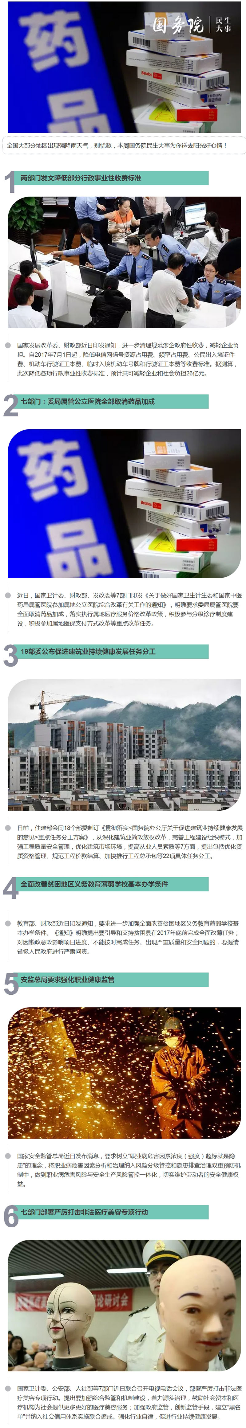 国务院@你，别错过本周 6件民生大事！ 其中就有职业病监管
