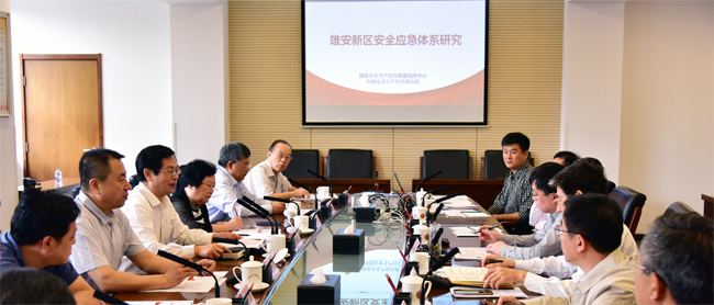 雄安安全应急体系专家应急研讨会在京召开