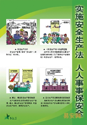 LBT0001实施安全生产法 人人事事保安全 A型