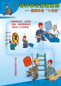 登高作业十不准