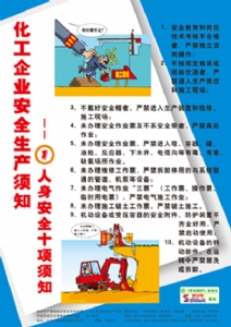 化工安全生产须知