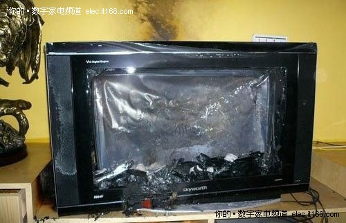 新婚新居被毁 创维液晶电视爆炸