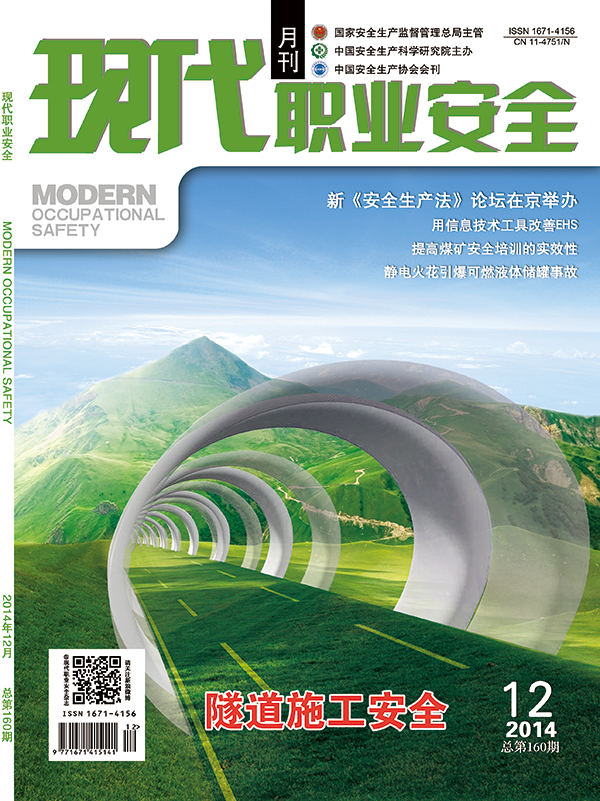 《现代职业安全》2014年12期封面