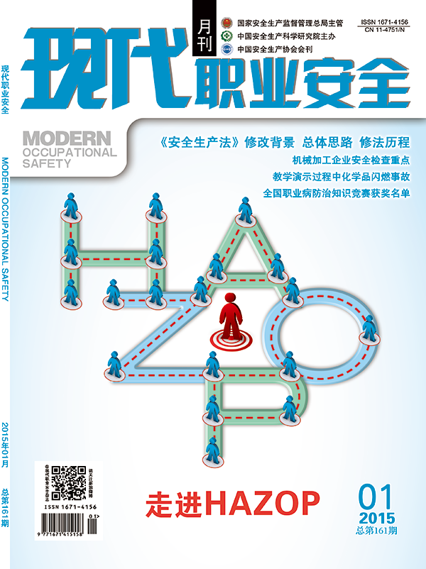 《现代职业安全》2015年01期封面