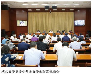 湖北省召开全省安全防范视频会
