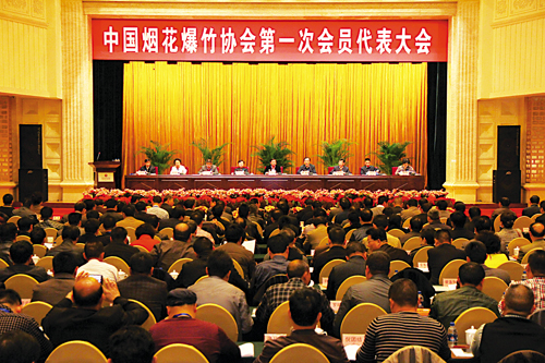 中国烟花爆竹协会成立