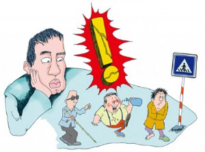 从“过马路者”谈安全管理