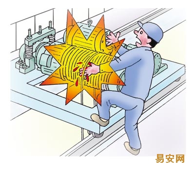 一起钢丝绳夹手的重伤事故
